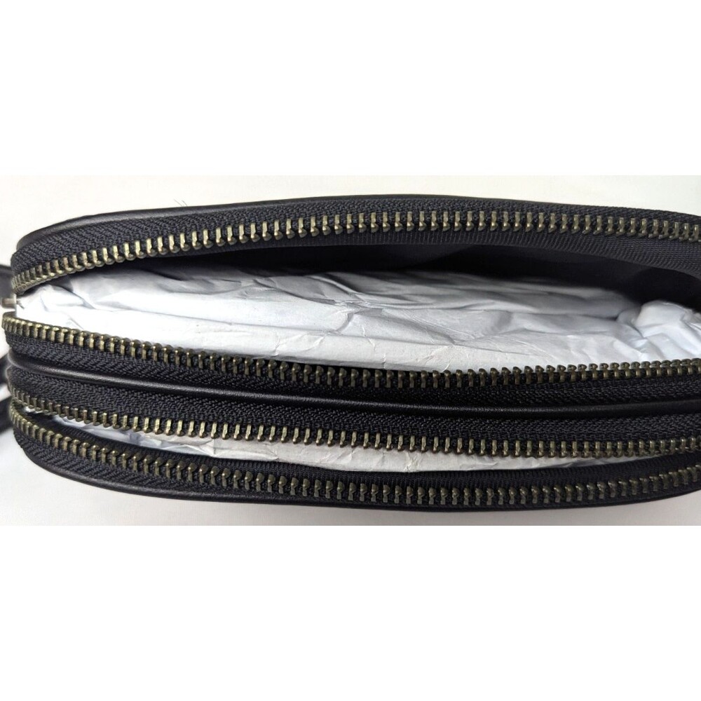 Coach Black Canyon Quilt Exotic Embossed Leather Clutch Crossbody Purse NWT - Picture 13 of 15